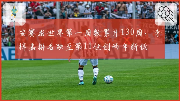 安赛龙世界第一周数累计130周，李梓嘉排名跌至第11位创两年新低