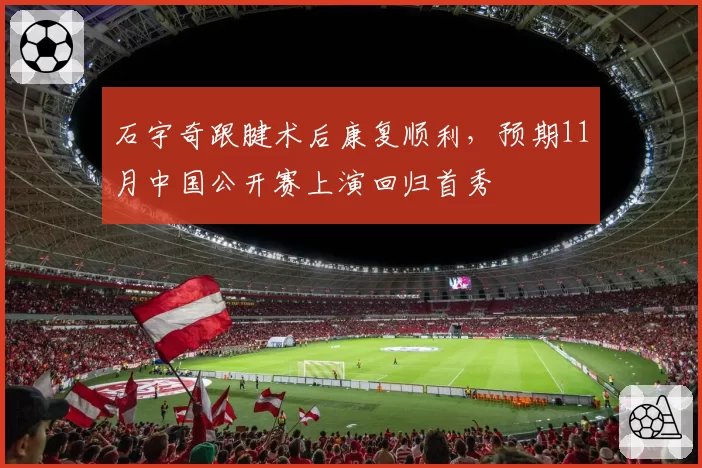 石宇奇跟腱术后康复顺利，预期11月中国公开赛上演回归首秀